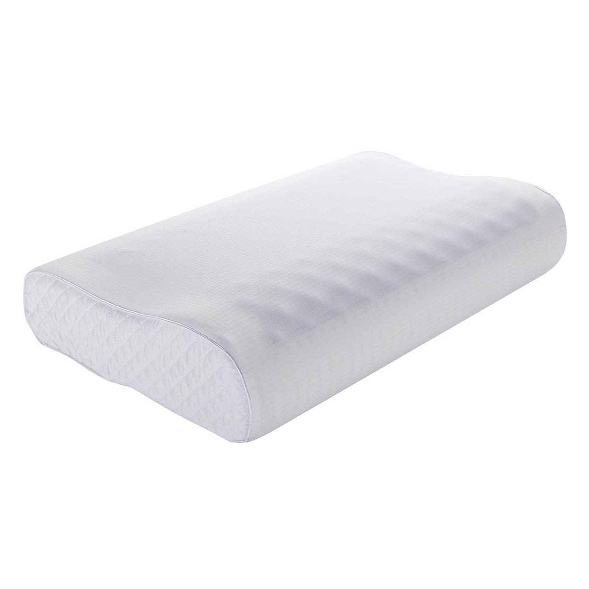 KOPFKISSEN Thermorelax Contour - Weiß, Textil (36/61cm) - Mr Mattress