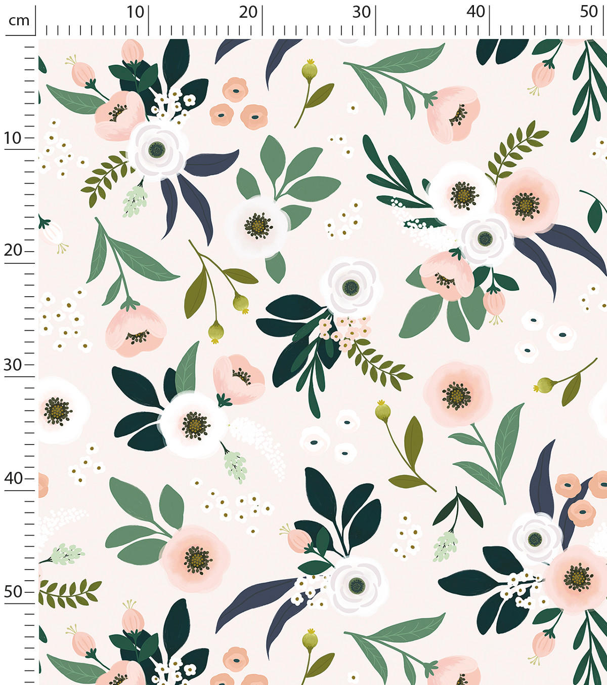 VLIESTAPETE Wonderland 50 cm x 10 m rosa Hintergrund - Pink/Multicolor, Papier (50/1000cm) - Lilipinso