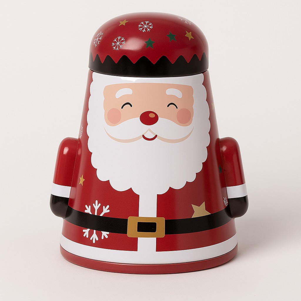 KEKSDOSE Carissima - Kirschrot/Weiß, Metall (10/15/12cm) - Home Styling Collection