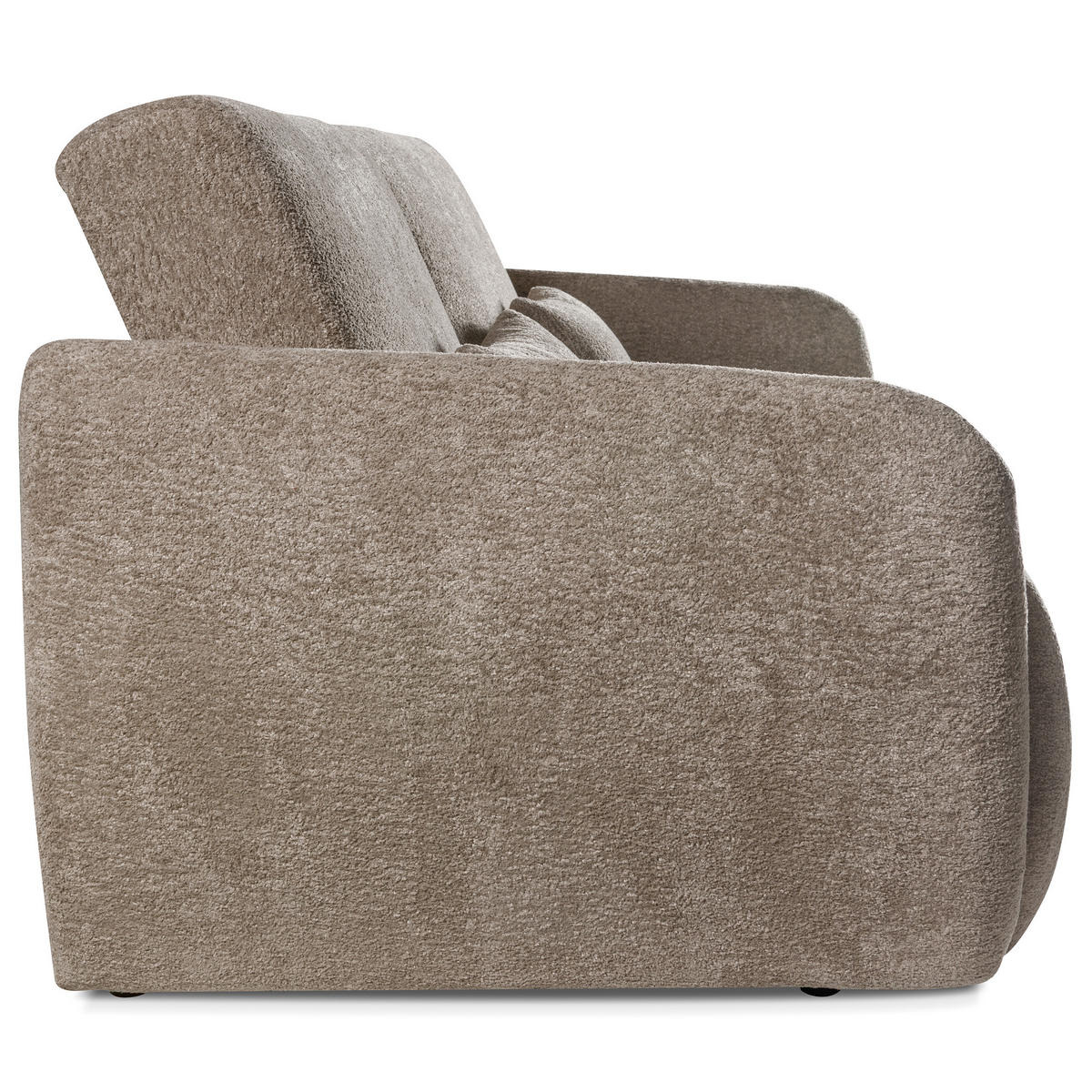 SCHLAFSOFA Carla 3-Sitzer mit Schlaffunktion, Braun - Braun, Textil (225/93/100cm) - Beautysofa