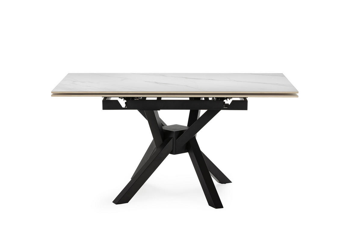 ESSTISCH Arlene Schwarz 150/90/76 cm - Schwarz, Stein (150/90/76cm) - Drawer