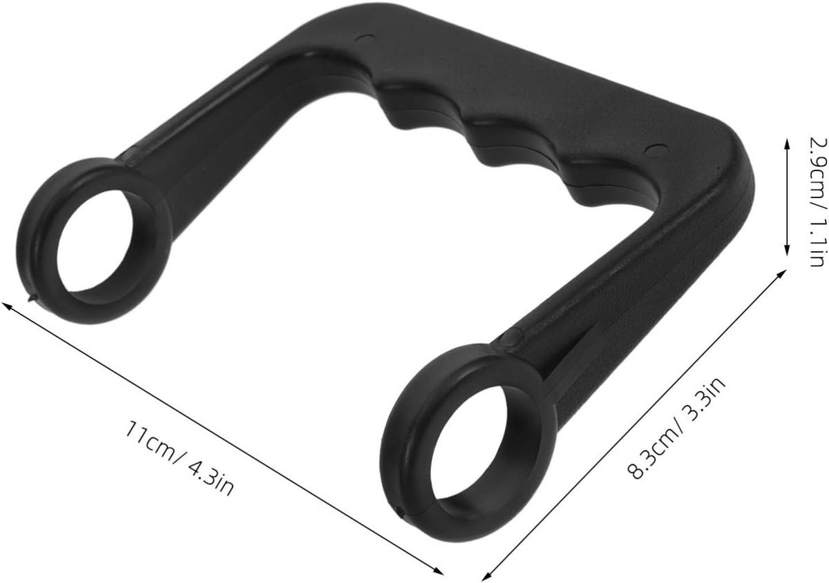 MÖBELGRIFF 1er-Set - Schwarz, Kunststoff (0.83/1/1.1cm)