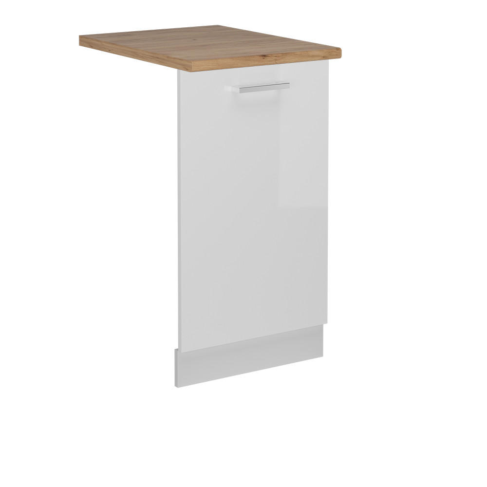 FRONTPANEL R-Line Vit högblank 45 cm , AP Oak Vit högglans, Vit 81.8/45/60 cm