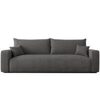 SCHLAFSOFA Luna - Dunkelgrau, Holzwerkstoff/Textil (246/79/96cm) - Fun Möbel