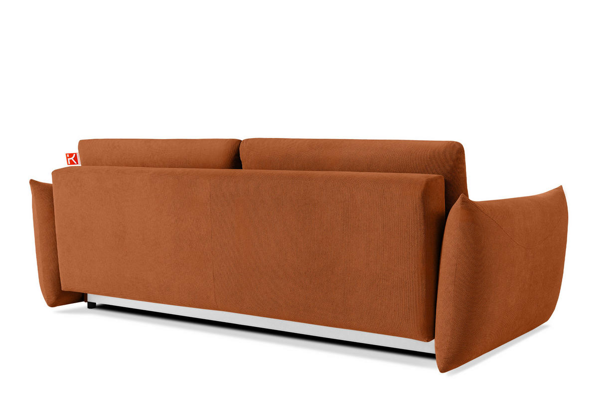 3-SITZER-SOFA LAVIS, Rot - Rot, Holz/Textil (242/87/111cm) - KONSIMO®