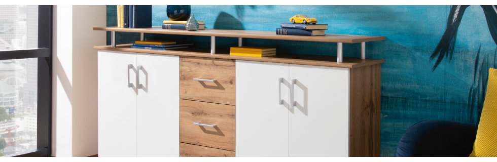 Garderobe Holz weiß