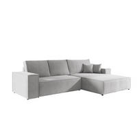 ECKSOFA Levio - Greige, Holzwerkstoff/Textil (294/185cm) - Fun Möbel