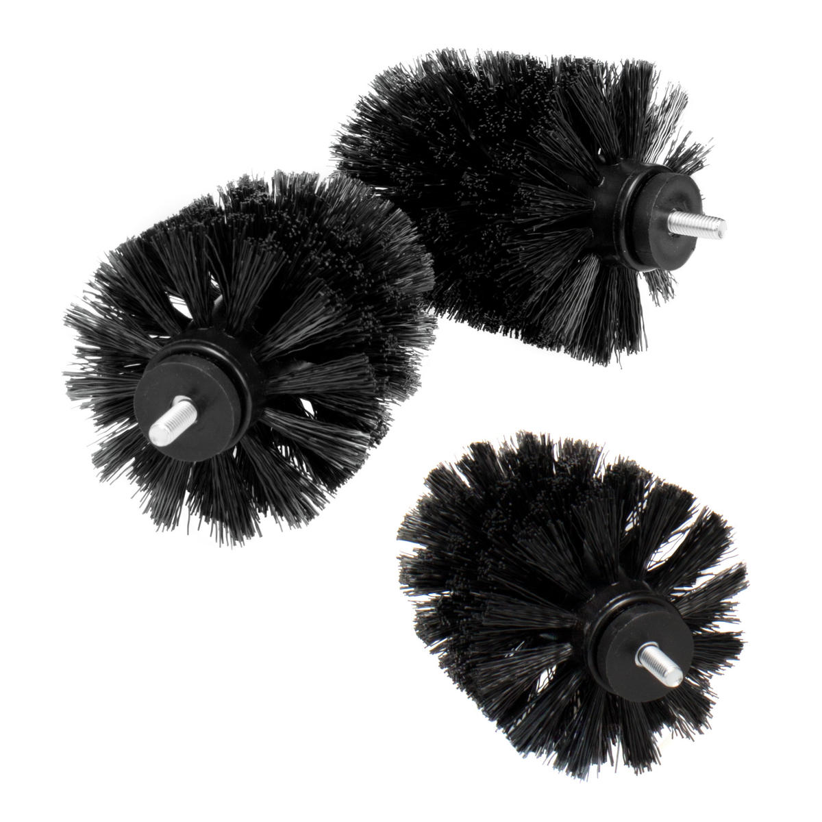 ERSATZBÜRSTEN-SET, schwarz, Kunststoff - Schwarz, Kunststoff (8/10.5cm) - bremermann