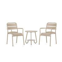 GARTENSET beige - Beige, Holzwerkstoff - ebuy24