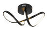 LED-DECKENLEUCHTE Marburg 34/14.5/17 cm - Schwarz, Metall (34/14.5/17cm) - Nettlife