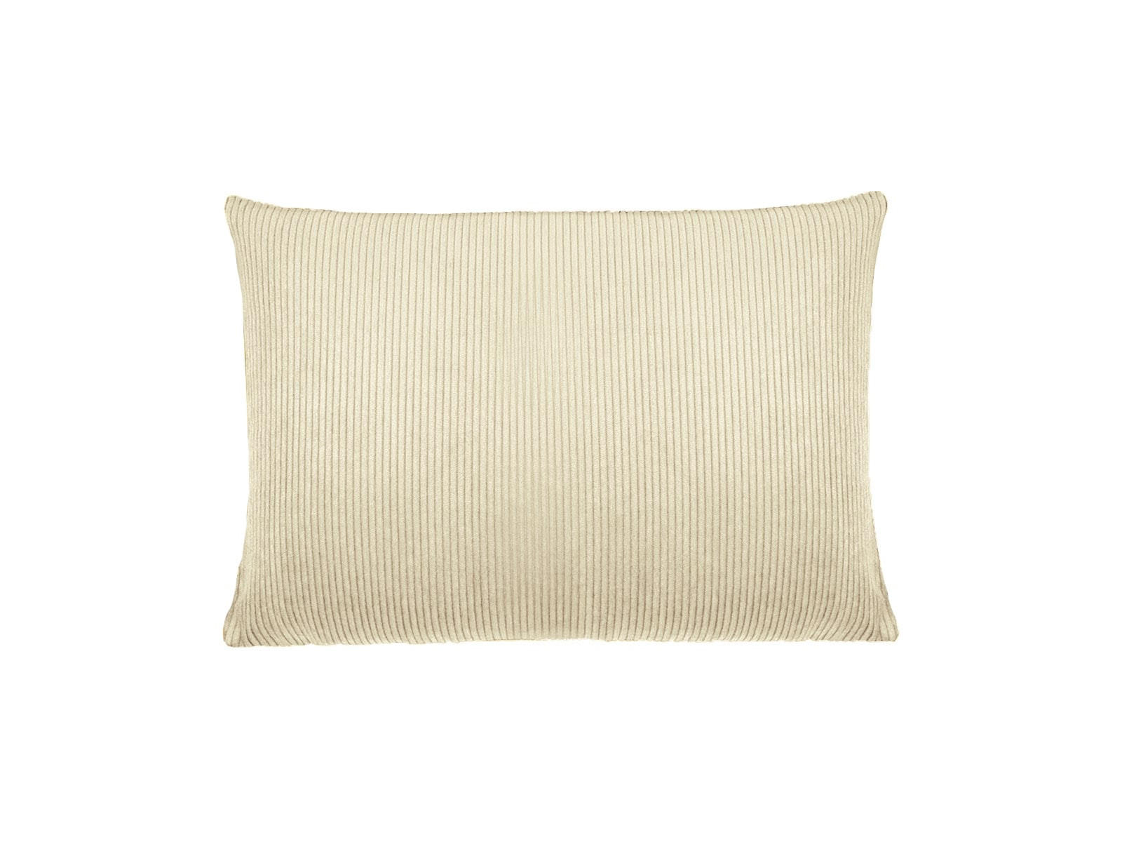 KISSENHÜLLE HYggelig No.1 kreide-beige Cord-Samt 25/35 cm - Beige, Textil (25/35cm) - beties Heimtextil