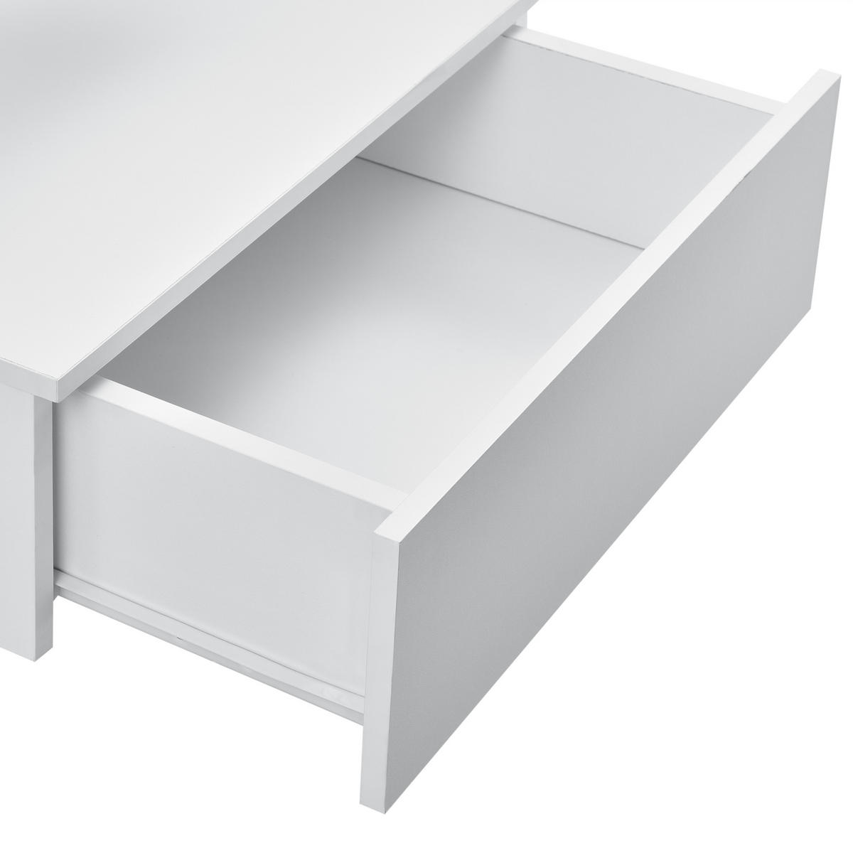 WANDSCHRANK Amberg - Weiß, Holzwerkstoff (40/31/35cm) - [en.casa]