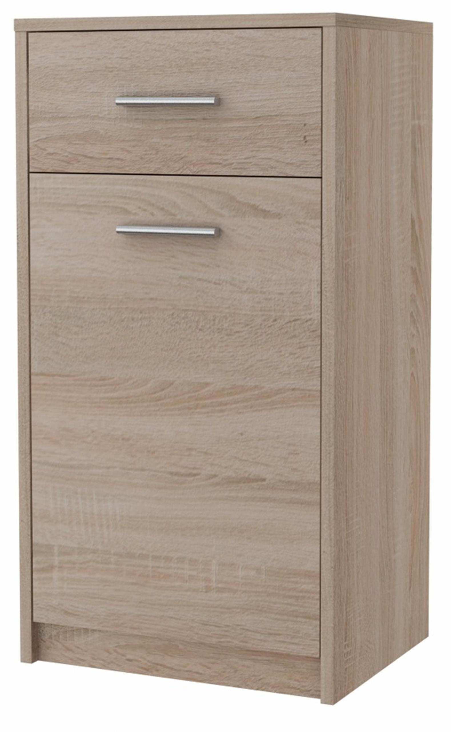 KOMMODE Bodo 1D1S Sonoma Eiche 40/35/75 cm - Sonoma Eiche, Holzwerkstoff (40/75/35cm) - Matkam Möbel