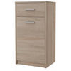 KOMMODE Bodo 1D1S Sonoma Eiche 40/35/75 cm - Sonoma Eiche, Holzwerkstoff (40/75/35cm) - Matkam Möbel