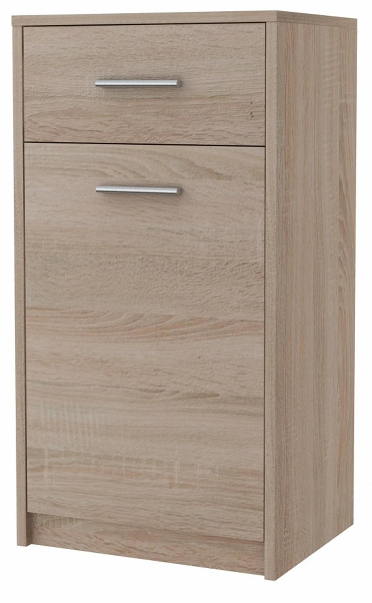KOMMODE Bodo 1D1S Sonoma Eiche 40/35/75 cm - Sonoma Eiche, Holzwerkstoff (40/75/35cm) - Matkam Möbel