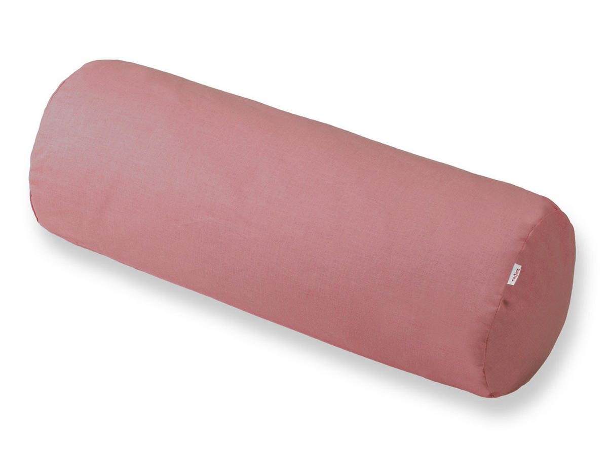 XL-ROLLENBEZUG Basic 100% Baumwolle rosenquarz 70/25 cm - Altrosa, Textil (25/70cm) - beties Heimtextil