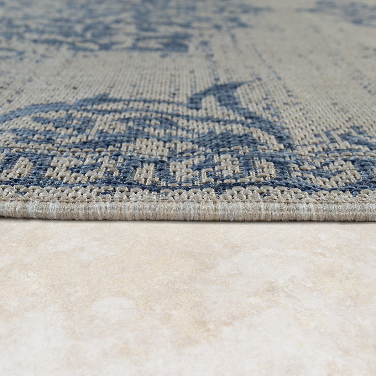 OUTDOORTEPPICH 80/150 cm Coco 206 - Blau, Textil (80/150cm) - Paco Home