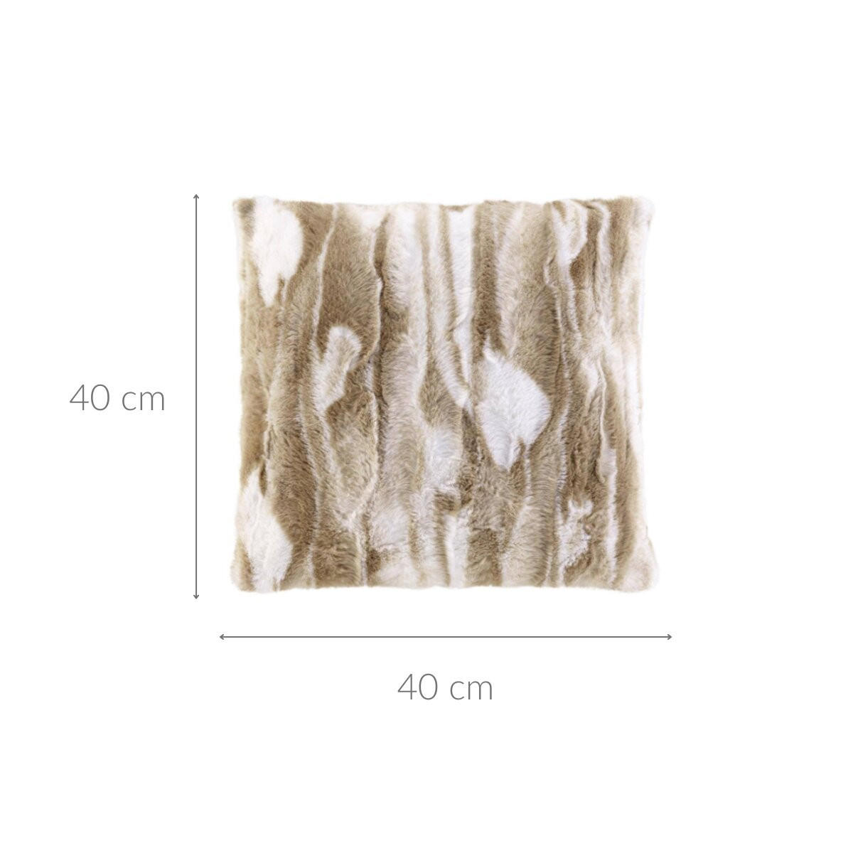 DEKOKISSEN Chayenne 40/40 cm - Beige, Textil (40/40cm) - Douceur d´intérieur