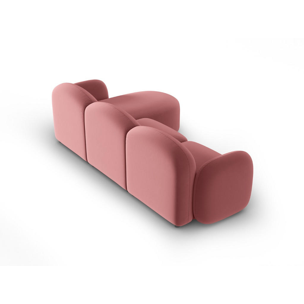 Thumbnail - Micadoni Ecksofa, Pink, Textil, 4-Sitzer, L-Form, 272x155 cm, Hergestellt in Europa, Wohnzimmer, Sofas & Couches, Wohnla...
