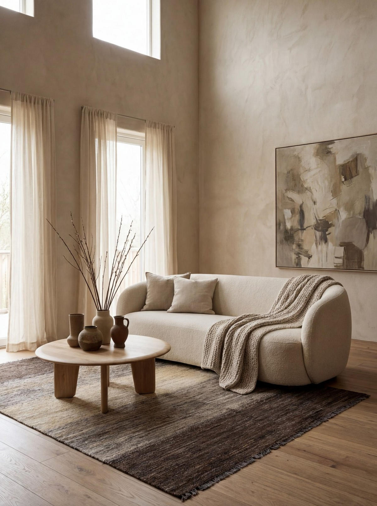 GABBEH-TEPPICH handgeknüpft Braun 238/167 cm Schurwolle - Braun, Textil (167/238cm) - Looma