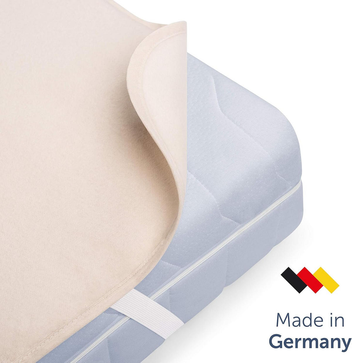 CHRÁNIČ matraca Molton, súprava 1 ks, 60/120 cm, prírodná - prírodná farba, textil (60/120cm) - Blumtal