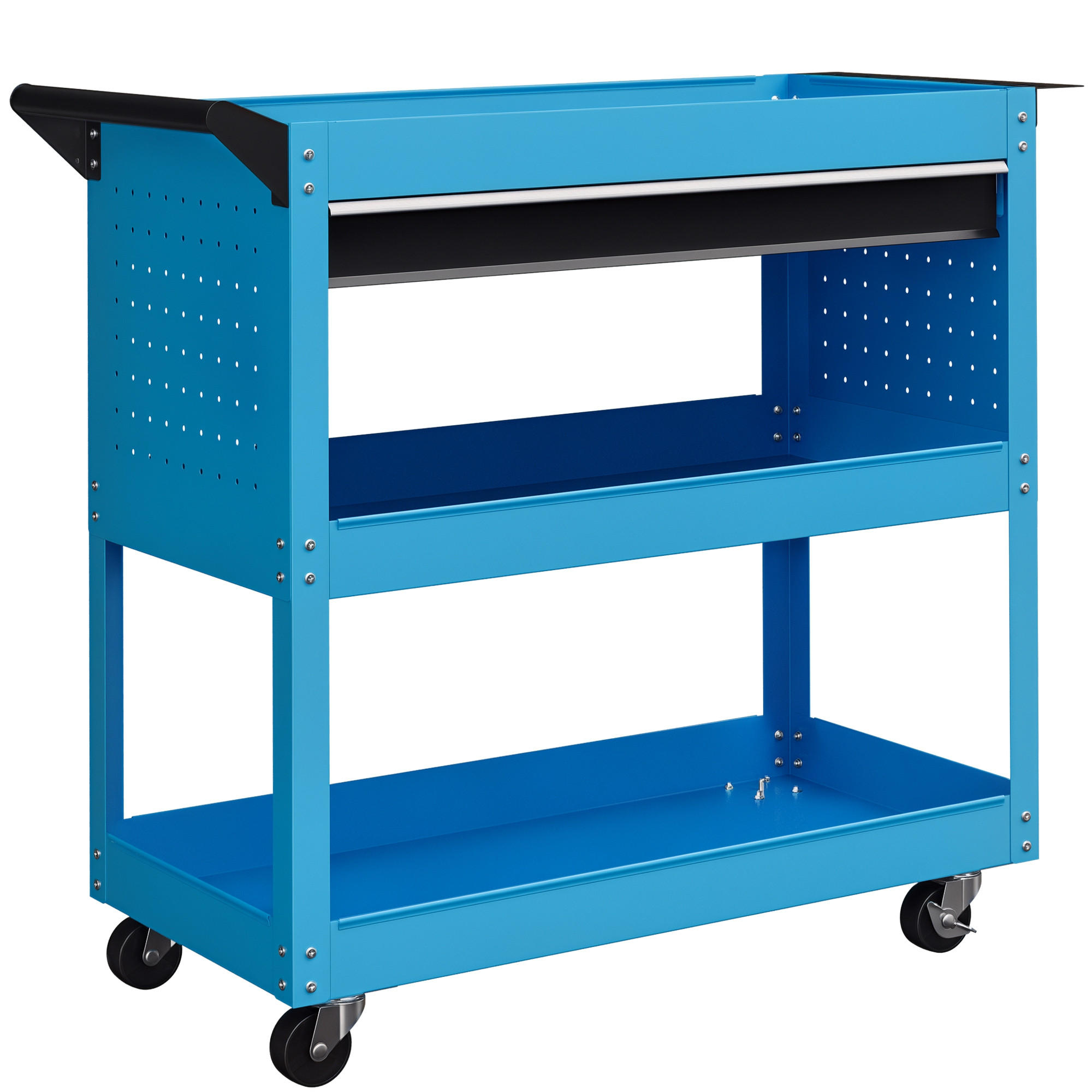 WERKZEUGTROLLEY DE-09524 Blau - Blau, Metall (35/76/82cm) - ComfortXL