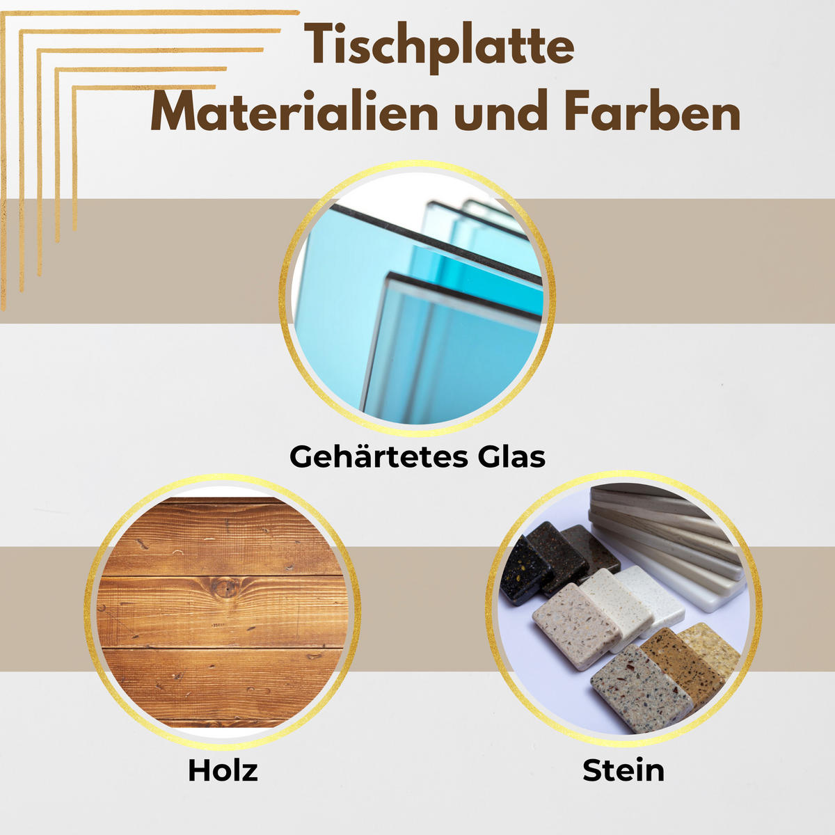 DESIGNER-COUCHTISCH Rund – Skulpturales Design trifft maßgefertigte Handwerkskunst - Goldfarben, Metall (91/91/45cm) - Fortisline