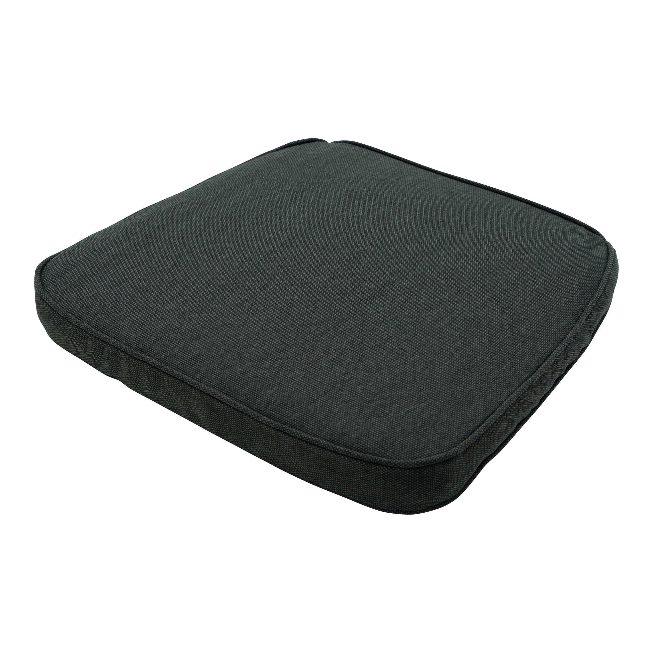 SITZKISSEN Canvas 48/48 cm 4er-Set - Grau, Textil (48/7/48cm) - Madison