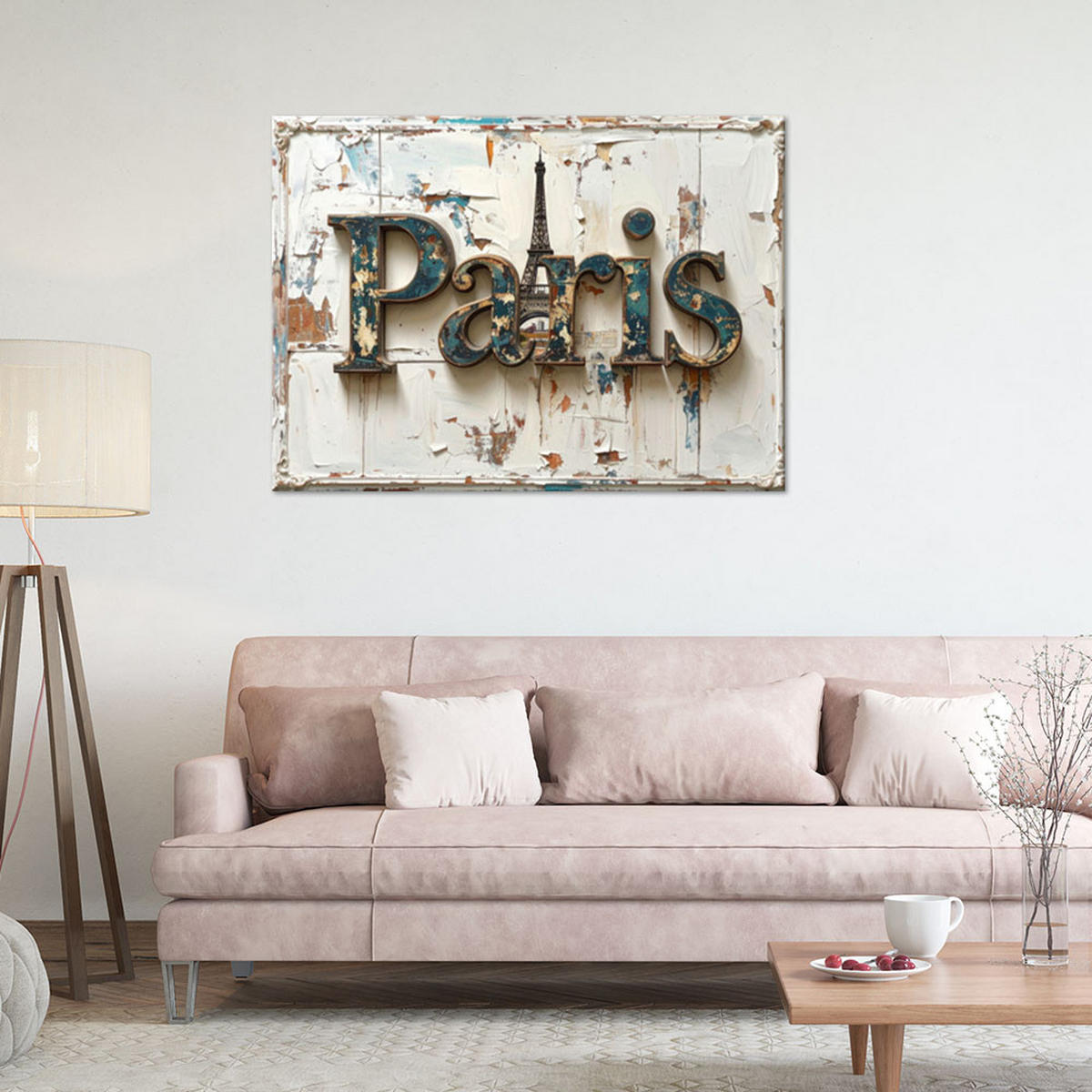 LEINWANDBILD Inschriften und Zitate 100x70cm - Beige, Textil (100/70cm) - Feeby