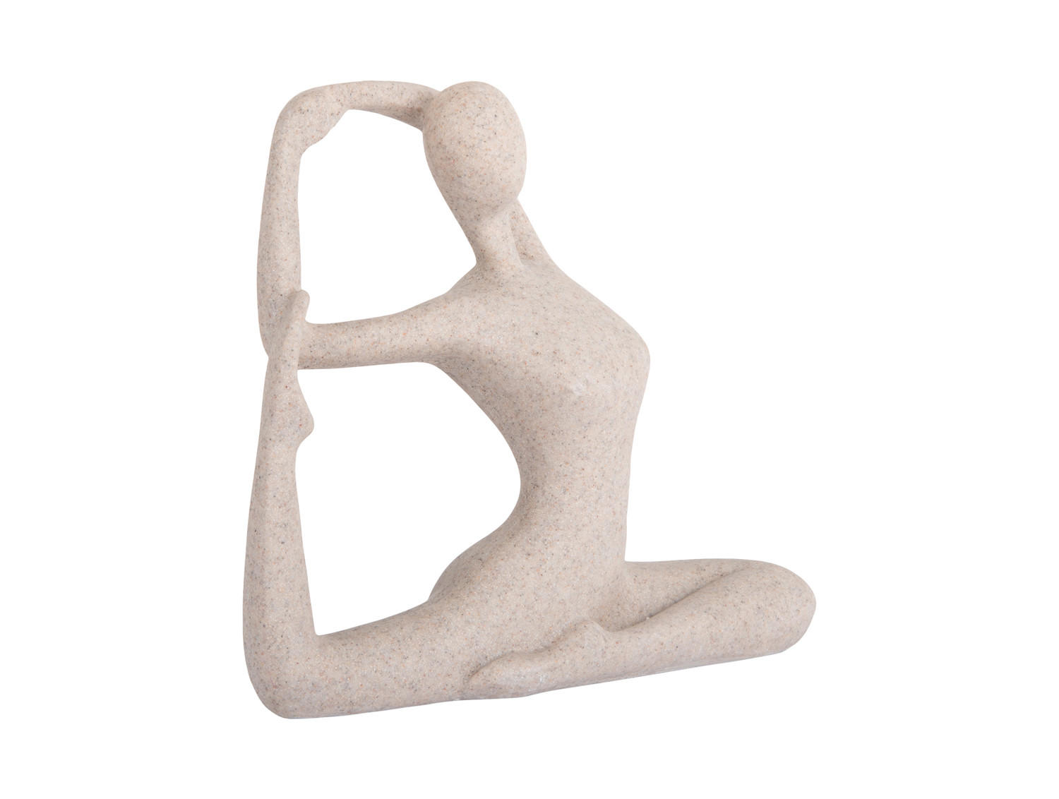 BILD Statue Yoga Bow Grau 20/6/19 cm - Grau, Kunststoff (6/19/20cm) - Present Time