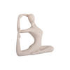 BILD Statue Yoga Bow Grau 20/6/19 cm - Grau, Kunststoff (6/19/20cm) - Present Time