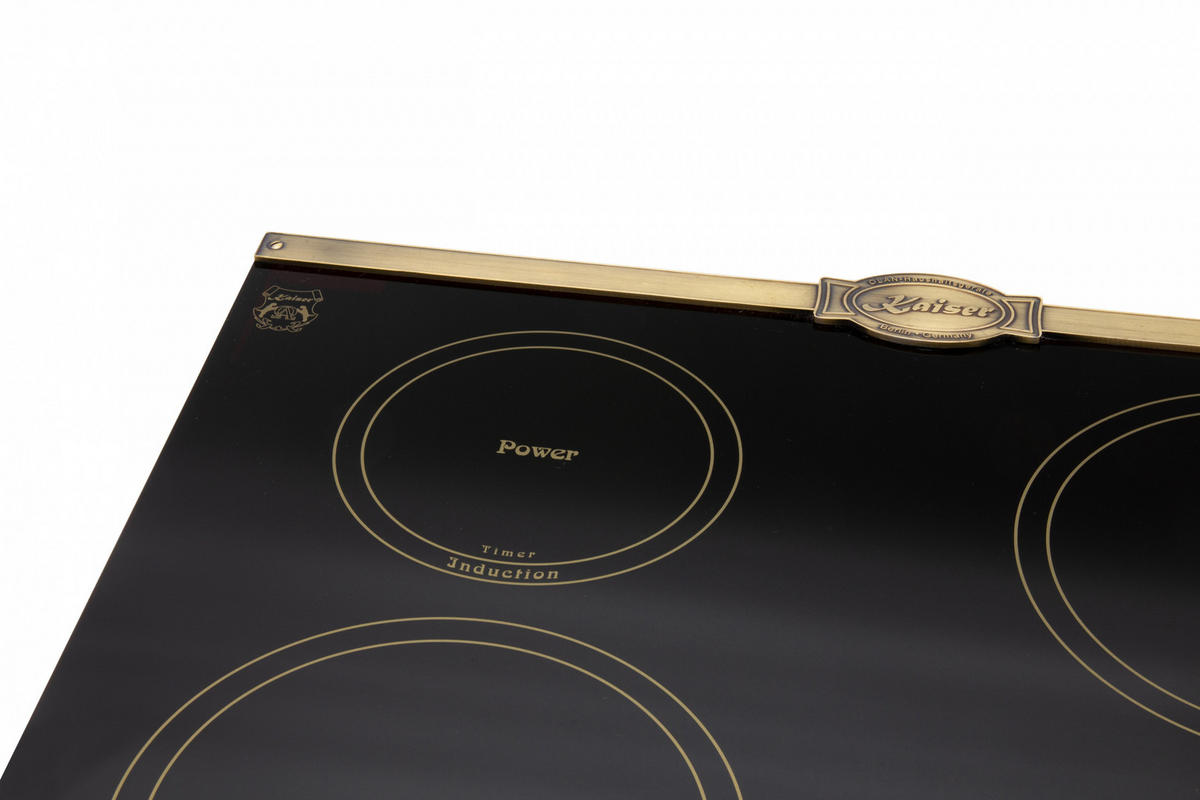 INDUKTIONSKOCHFELD - Schwarz, Keramik (59/5.5/52cm) - Kaiser Küchengeräte
