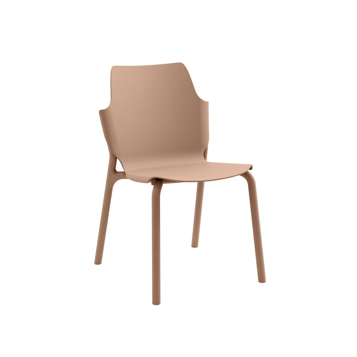 GARTENSTUHL Mokkabraun 56/47/83 cm 2er-Set - Braun, Kunststoff (56/83/47cm) - Mobili Rebecca