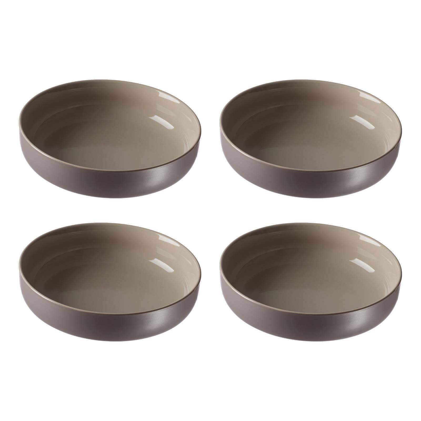 SCHALEN Jasper Taupe ø 19.0 cm 4er Set - Taupe, Keramik (19cm) - Ritzenhoff Breker
