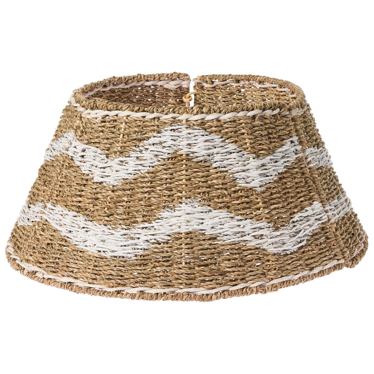 WEIHNACHTSBAUMKRAGEN 24 cm Naturfarben Hiver - Naturfarben, Naturmaterialen (24cm) - Beliani