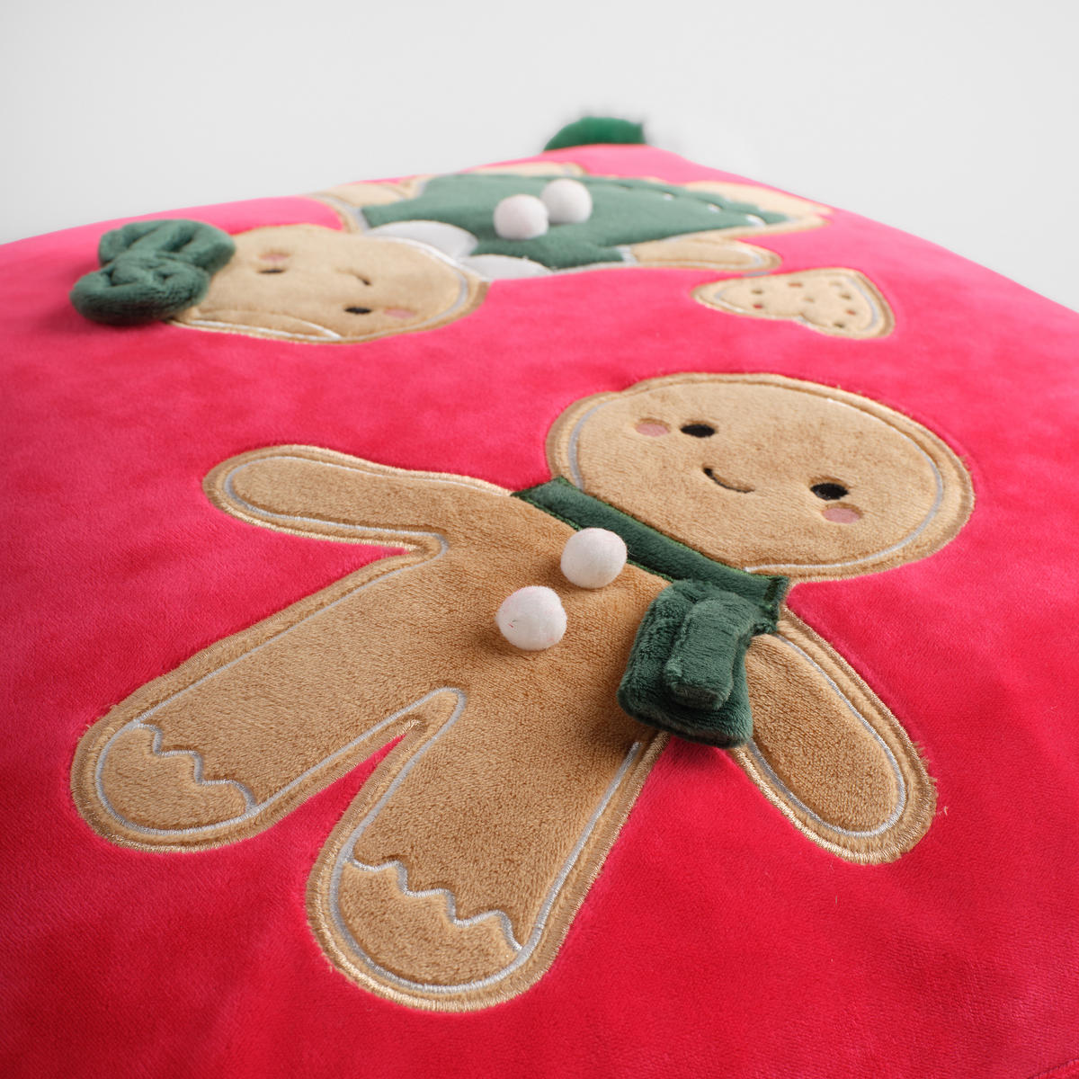 WEIHNACHTS-KISSENBEZUG Gionni 45x45cm, Rot, Polyester - Rot, Kunststoff (45/45cm) - home&you