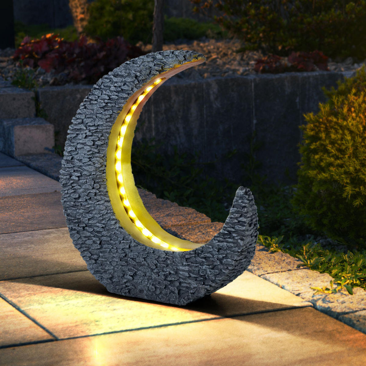 LED AUSSENLEUCHTE Metall Grau 2er Set - Grau, Metall (28/9/31cm) - Globo Lighting
