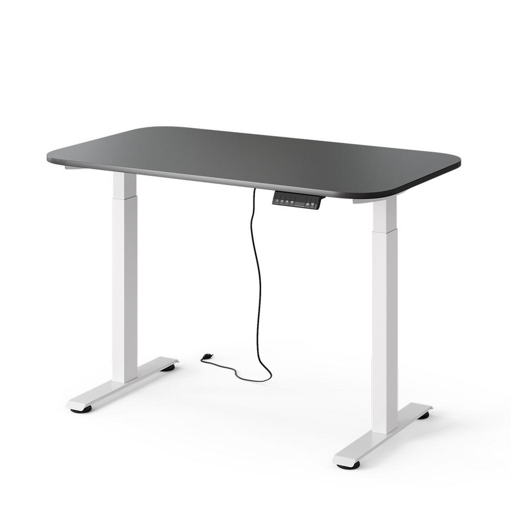 BIROU Elevate Alb/antracit 120 x 70 cm 2 motoare