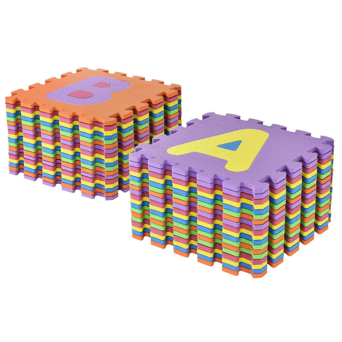 KINDER PUZZLEMATTE Kim (36 Teile) - Multicolor, Kunststoff (189/1/189cm) - Juskys