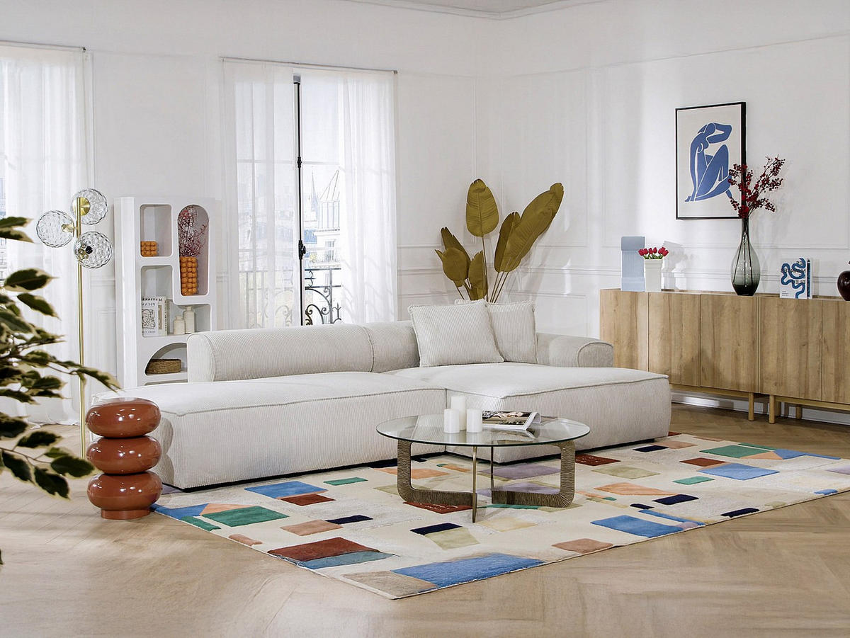 BEISTELLTISCH - 33cm x 33cm - Metall - terracotta - SANIYA - Braun, Metall (33/33/51cm) - Vente-Unique