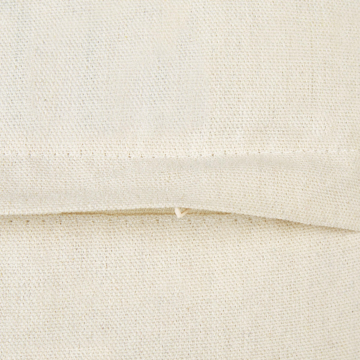 Dekokissen 2er-Set Weiß 45/45 cm Mingora - Rot/Weiß, Naturmaterialen (45/45cm) - Beliani