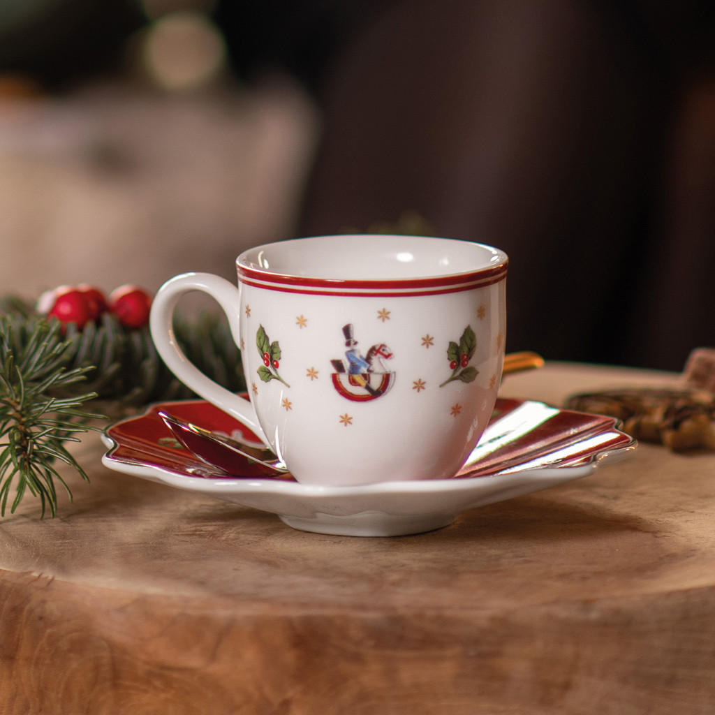 ESPRESSOTASSEN MIT UNTERTASSEN Toy's Delight bunt 70 ml 6er Set - Multicolor, Keramik (0.07L) - Villeroy & Boch