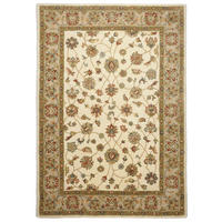 HANDTUFTTEPPICH Royal Ziegler 90x160 cm - Creme, Textil (90/160cm) - THEKO