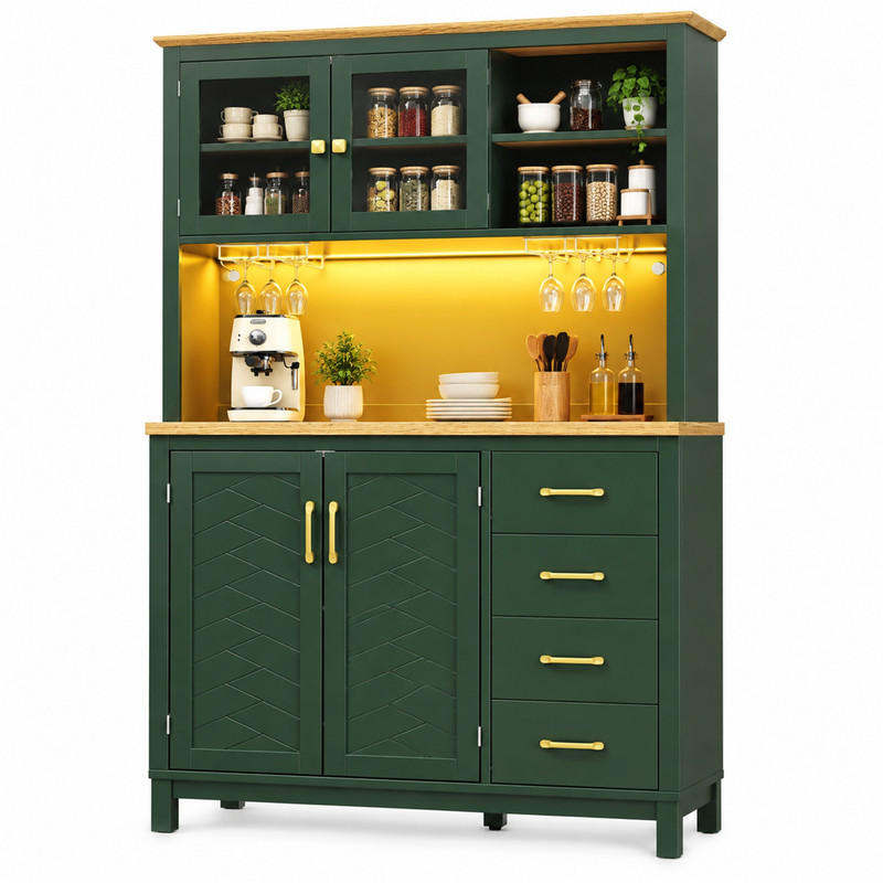 Meubliv Buffetschrank Grün 40x180x105.5 cm