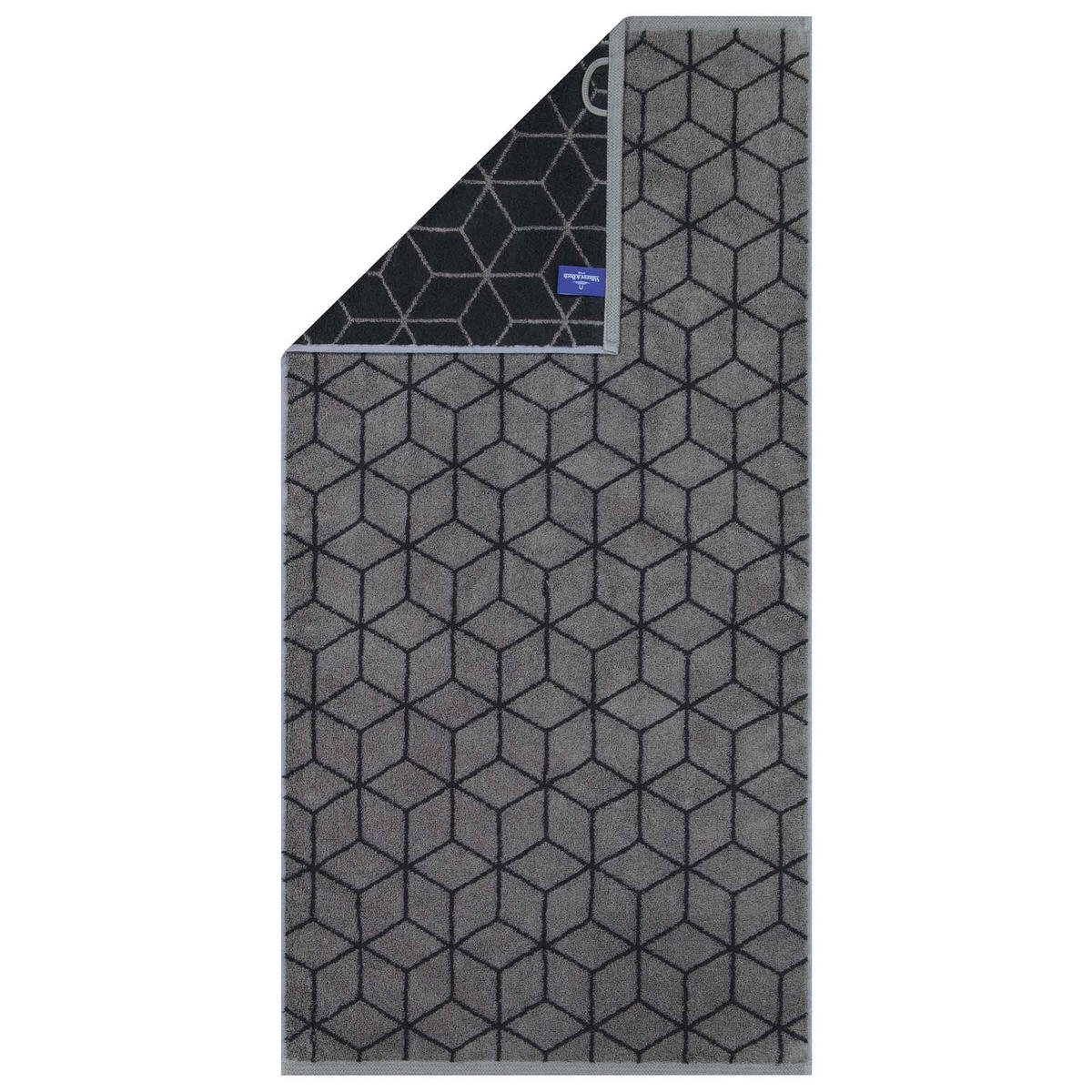 HANDTUCH Unisex Carré Grau Baumwolle 10er Pack - Dunkelgrau, Textil (50/100cm) - Villeroy & Boch