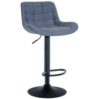 BARHOCKER Tover 81-105x48x54 cm Blau - Blau, Metall (48/81/54cm) - furnicato
