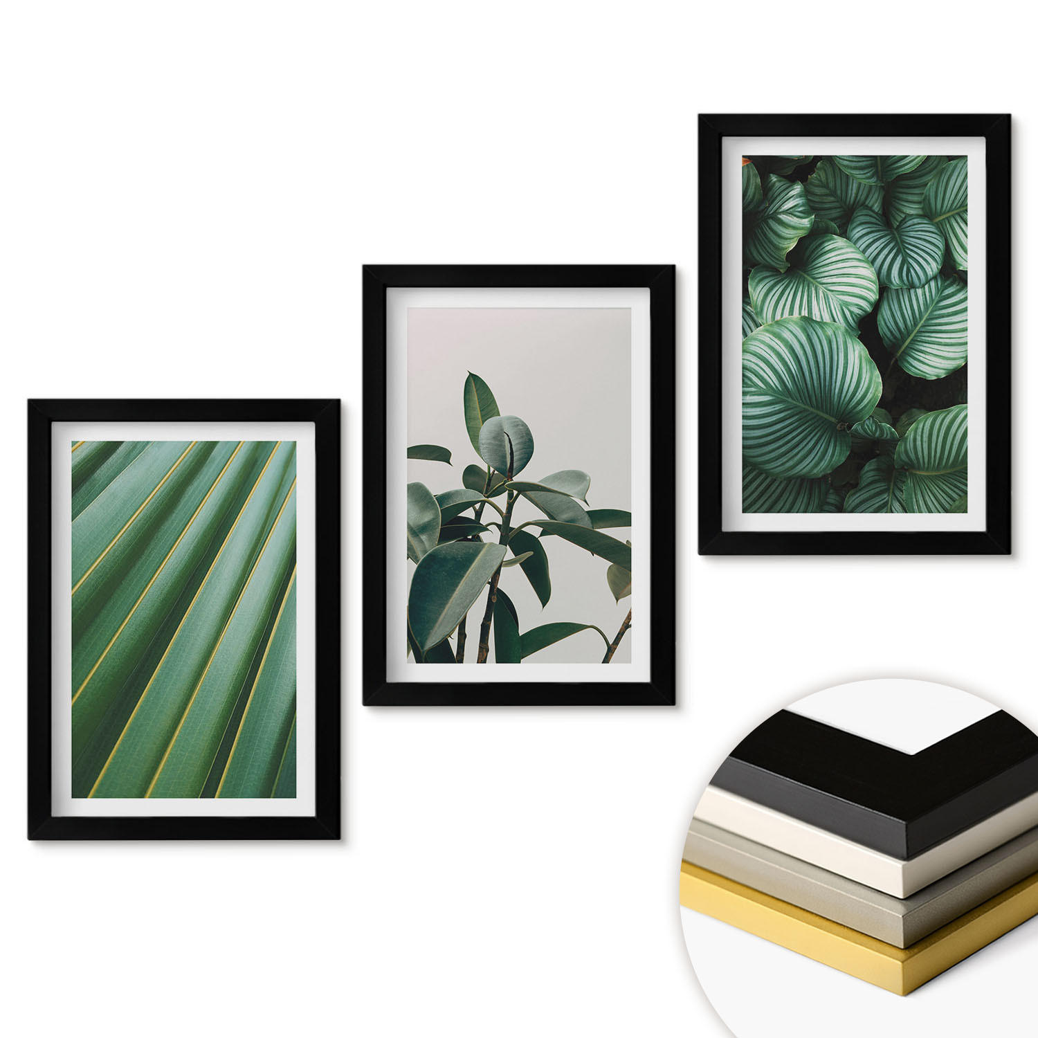 ArtPrintCave Wandbilder Schwarz 20x30 cm