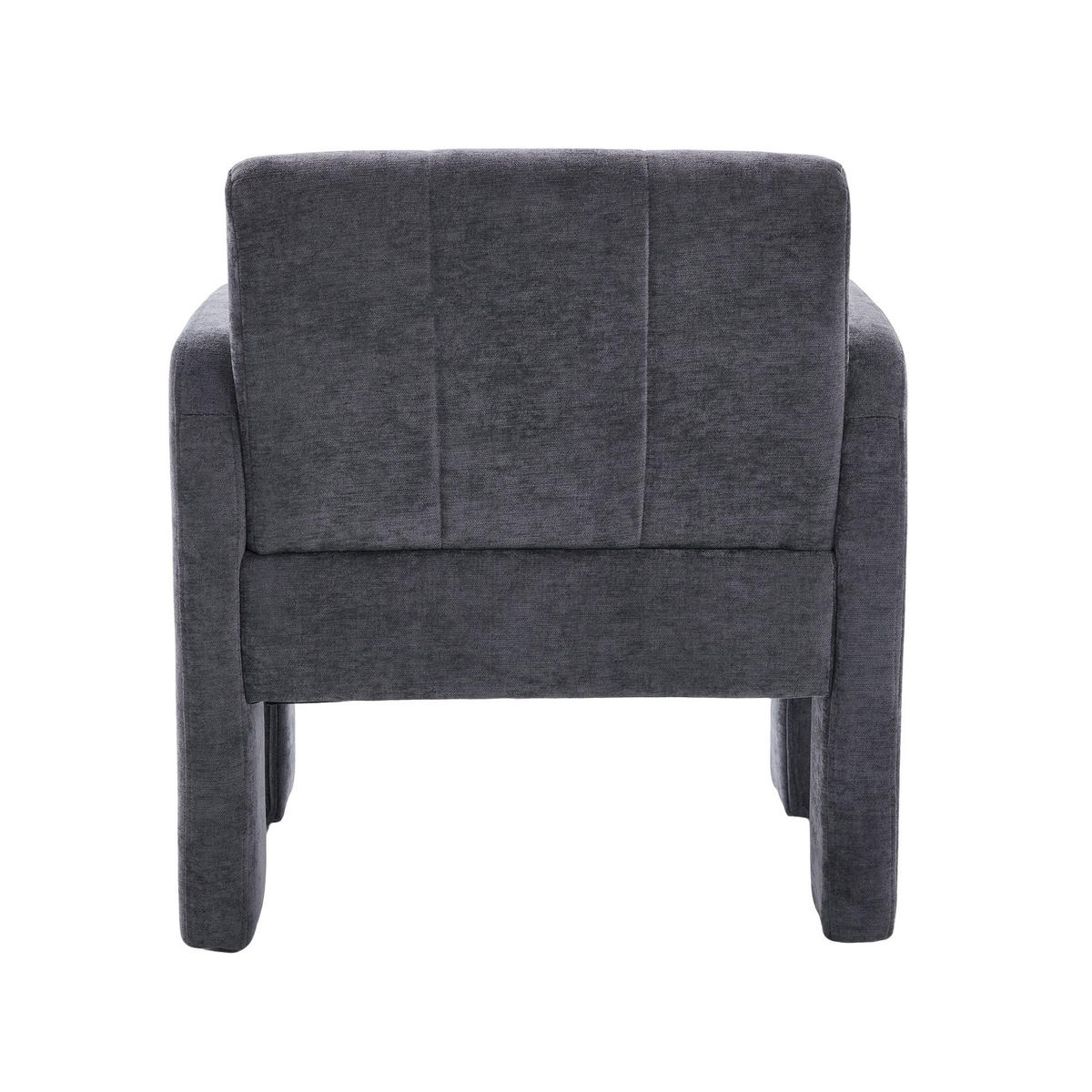 SESSEL Einzelner Sessel,dicke Polsterung,Chenille,Grau - Grau, Textil (67.5/74.5/69cm) - LVHOM