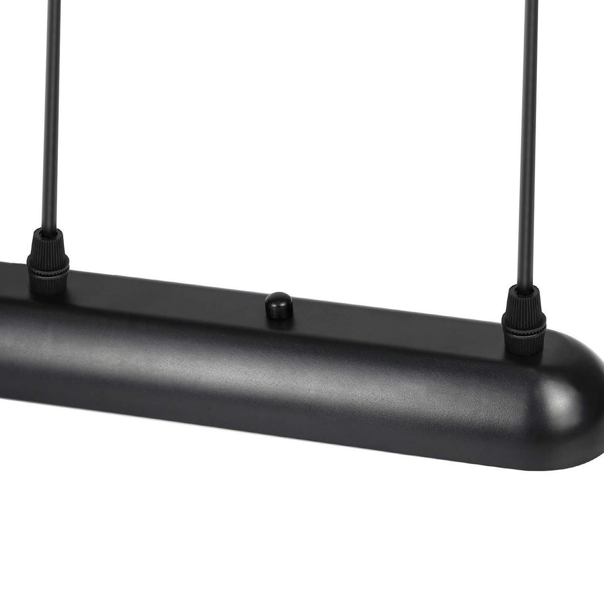 PENDELLEUCHTE Kaelisyn 50/15/144 cm - Schwarz, Metall (50/15/144cm) - ZMH