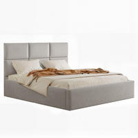 POLSTERBETT FORS 160/200 cm Bettkasten, Grau - Grau, Holzwerkstoff/Textil (160/200cm) - Idohome